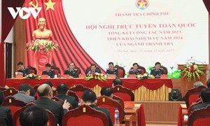 Tập trung thanh tra những lĩnh vực nhạy cảm, dễ xảy ra tham nhũng, tiêu cực (05/01/2024)